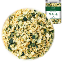 冬瓜茶冬瓜肉冬瓜皮搭配荷叶山楂决明子苦瓜桑叶泡茶饮花草茶