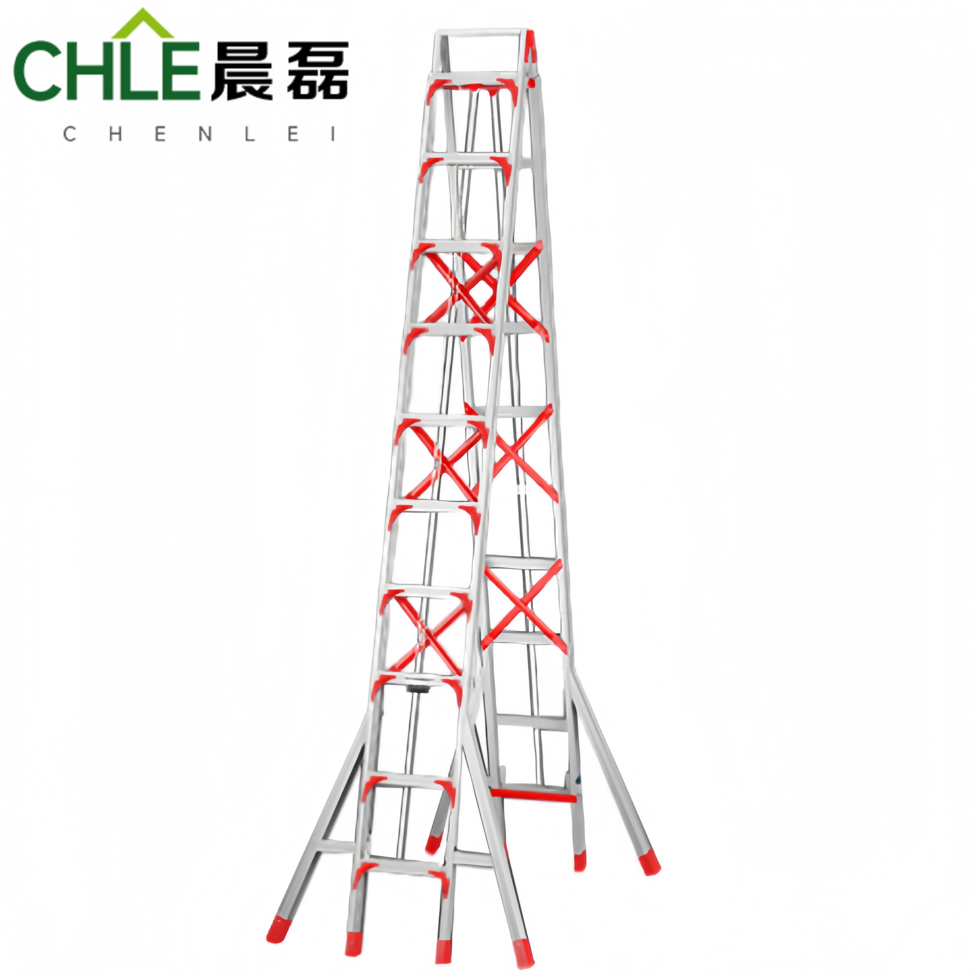 晨磊伸缩人字梯十步/个