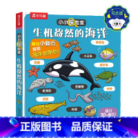 小小探险家第四辑-生机盎然的海洋 点读版 [正版] 点读版绘本0-3-4-6岁小小探险家系列科普立体揭秘翻翻书低幼百科全