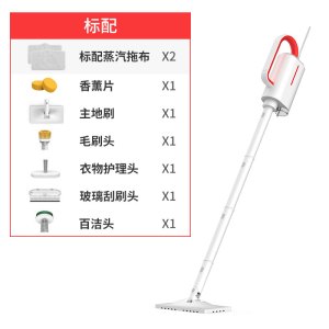 蒸汽拖把家用高温非无线清洁机电动多功能拖地机擦地 白色
