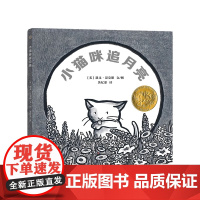 漂流瓶绘本馆-小猫咪追月亮成长是一个人的旅行 父母是孩子们永远的温暖守候 知道自己会被爱的孩子 一辈子都活得有底气