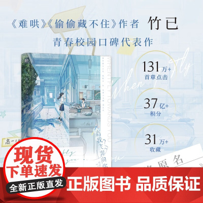 当我飞奔向你 竹已 著 偷偷藏不住 难哄作者 周翊然主演同名电视剧原著 青春校园 青春文学