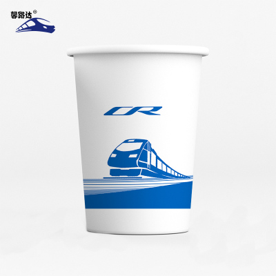 上铁馨路达 一次性纸杯双层隔热防烫340ml 500个/箱