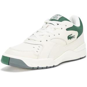 Lacoste复古时尚真皮拼接透气休闲板鞋女80年代经典运动风日常百