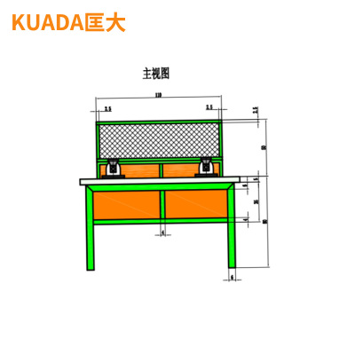 匡大 钳工操作台实训室钳工台KD-SY1406
