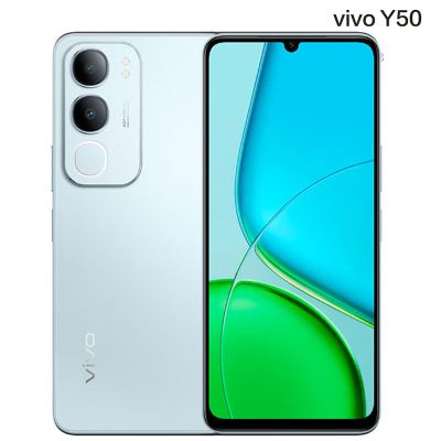 vivo Y50 天青 8GB+256GB 天玑6300 高清影像 6000mAh电池 44W充电 5G手机