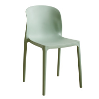 鑫环境 塑料椅子靠背凳子加厚家用可叠放北欧餐桌椅现代简约收妆椅