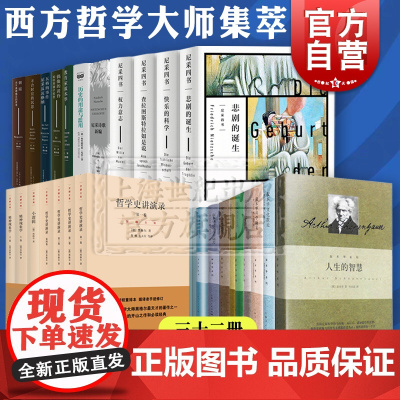 黑格尔叔本华哲学尼采著作集 人生的智慧小逻辑精神现象学悲剧的诞生西方哲学大师集萃诗歌新编尼采四书上海人民出版社西方哲学