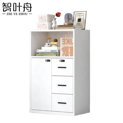 智叶舟铁皮柜右三抽70*40*109cm台