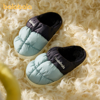 巴拉巴拉儿童棉拖鞋女童冬季2025新款宝宝室内加厚保暖男童居家鞋