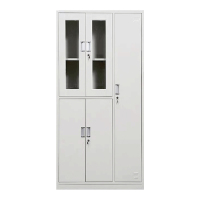 汉诺鑫威更衣柜员工铁皮柜健身房宿舍储物柜带锁存包柜收纳柜钢制五门更衣柜