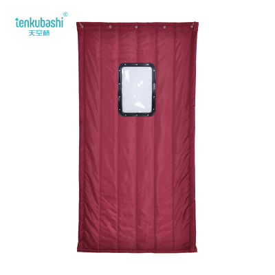 天空桥 棉门帘 MML-171酒红色40*60cm八层棉 平方米