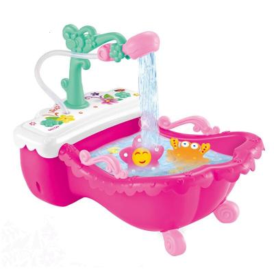 爱探险的朵拉儿童过家家玩具仿真厨房电动出水小家电组合喷雾电饭锅电动出水小浴室