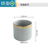 敬平水果叉套装创意可爱家用不锈钢叉子ins北欧水果签果插欧式小奢华 灰金收纳罐1个