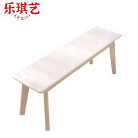 乐琪艺 长条凳 白色 100*30*45cm 张