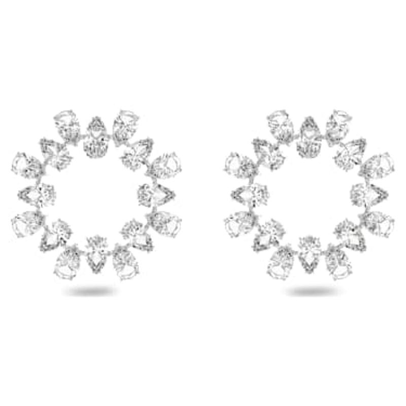 施华洛世奇(SWAROVSKI)女士水钻吊坠耳环时尚简约大方派对佩戴耳