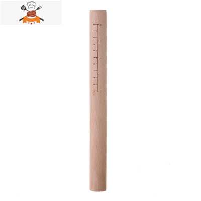 擀面杖实木大小号压面棍滚轴家用厨房和面饺子皮擀面棍器檊面棒 敬平 大号*28cm