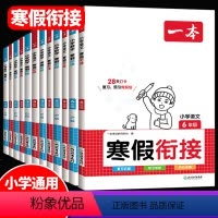 寒假衔接语文+数学[全2册] 小学一年级 [正版]一本寒假衔接新版1-6年级小学语文数学寒假知识衔接28天养成打卡好习惯