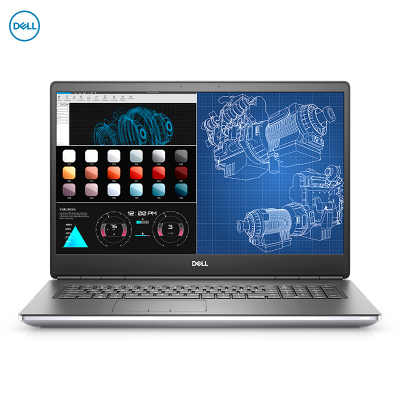 戴尔（DELL）775017.3英寸图形移动工作站笔记本十代I7-10750H/32G/1TPCIe固态/RTX30006G专业图形卡