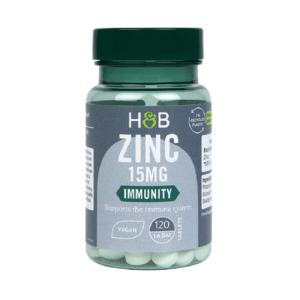荷柏瑞(Holland&Barrett)锌15mg120片 膳食营养补充剂 原装进口