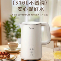美的(Midea)恒温电热水壶家用361L不锈钢-15X301PRO-1.5L