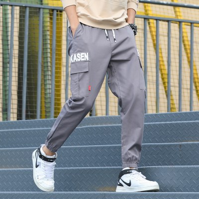 珂卡慕(KEKAMU)bjhg蒙马特先生公装裤男款春季男士裤子男韩版潮流百搭休闲束脚工装裤运动裤