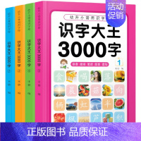 识字大王3000字 全4册 [正版]儿童看图识字大王1600到3000字幼儿园宝宝早教启蒙认知童书幼儿认字书籍绘本228