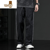 YANXU冰丝裤子男夏季薄款宽松直筒垂感西裤男生速干运动裤阔腿休闲长裤
