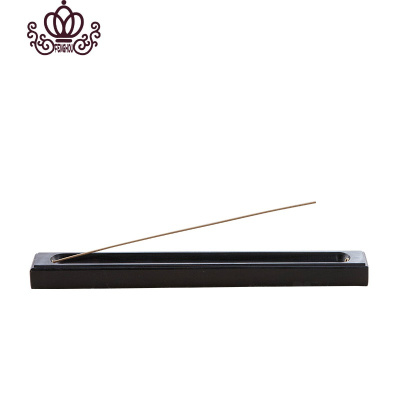 封后紫光檀线香炉木香盒线香熏香炉卧香炉线香盒紫光檀一点灵犀香薰灯炉/器具