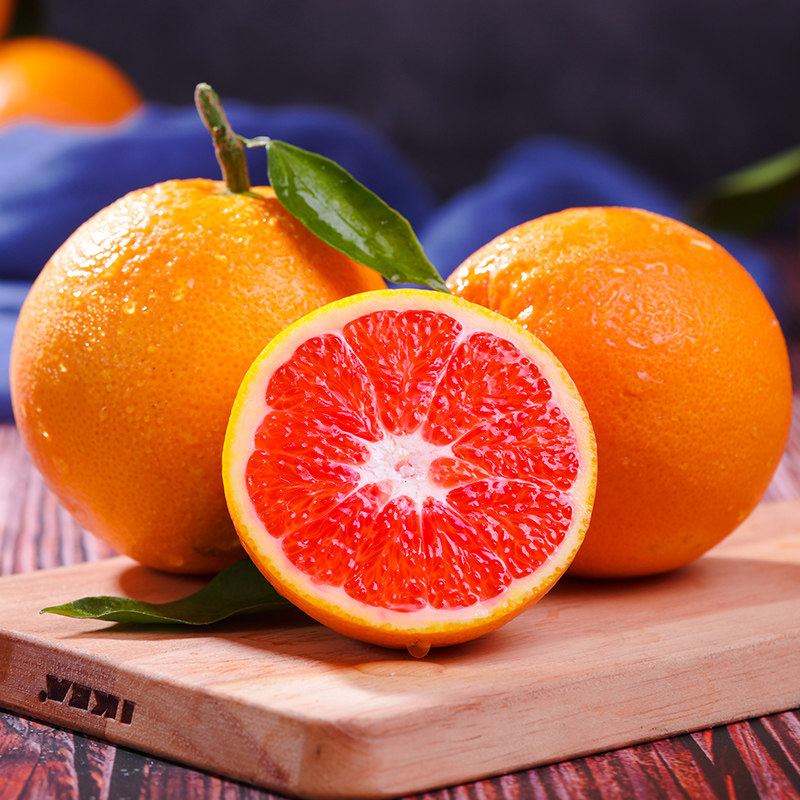 湖北秭归血橙中华红橙子5斤应季水果新鲜红心橙子整箱 生鲜