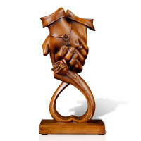 家柏饰(CORATED)执子之手摆件新中式创意结婚婚房装饰品送闺蜜朋友新婚