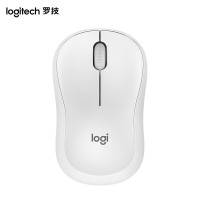 [自营官方旗舰店]罗技M221 轻音鼠标 无线鼠标 办公鼠标 对称鼠标 带无线微型接收器 米白色