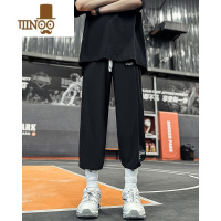 YANXU美式扎袜篮球卫裤男夏季薄款大码宽松束脚训练运动裤休闲冰丝裤子