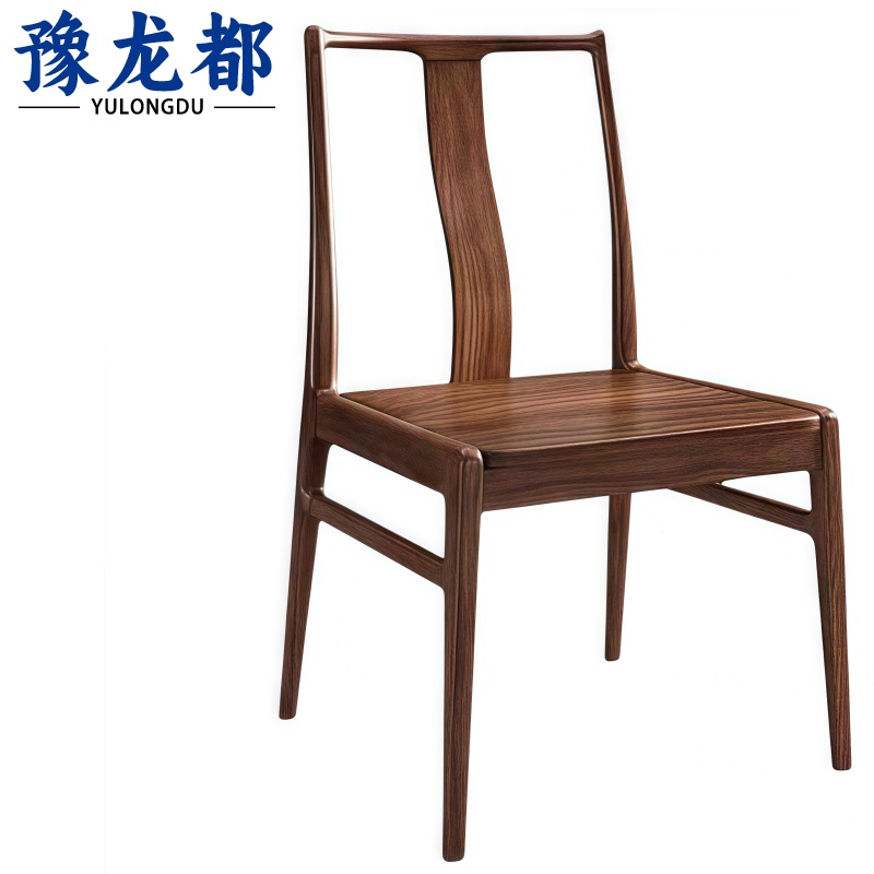 豫龙都 餐椅实 木 把
