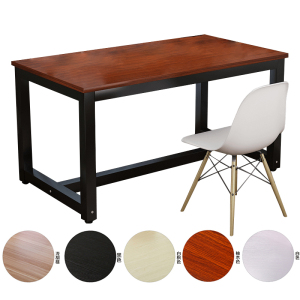 东升顺加固钢木电脑桌台式桌加长双人简约现代家用经济电竞卧室办公书桌[工厂现做 7天内发货]