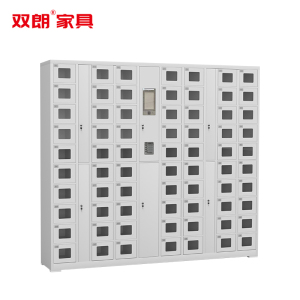 双朗 智能手机存放柜70门 L0812008Y 1700*300*1800mm 灰白色 台