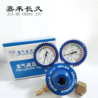 嘉禾长久/氧气减压器减压阀总成 定制加厚大阀体 氧气表/型号请备注