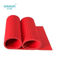 天空桥 绝缘胶皮 红色条纹3mm*1m*5m 卷