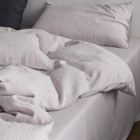 空气层色织提花水洗棉四件套纯棉床单被套简约感床上用品