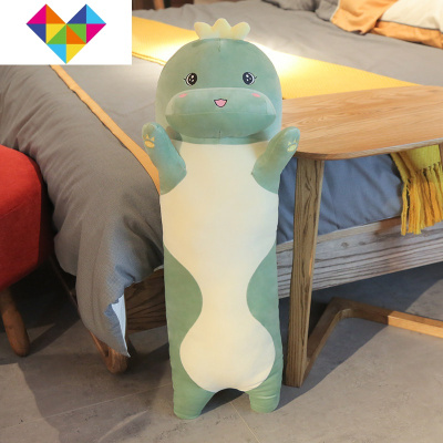 可爱恐龙毛绒玩具床上玩偶公仔抱枕男生款睡觉夹腿长条枕超软女生御蓝锦