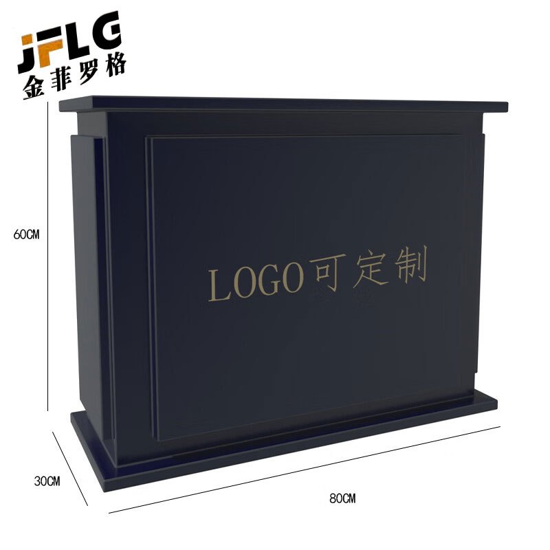 苏宁 金菲罗格 办公家具 可定制LOGO镀锌板花箱隔断种植箱 花箱80x30x60cm