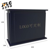 苏宁 金菲罗格 办公家具 可定制LOGO镀锌板花箱隔断种植箱 花箱80x30x60cm