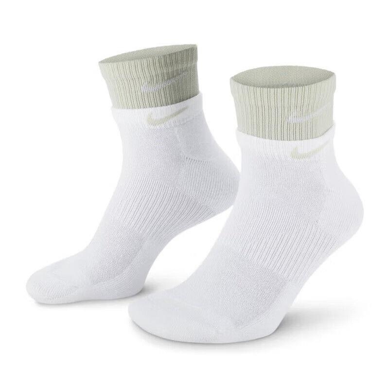 NIKE耐克男女中筒休闲运动袜1双装 DH4058-105 D