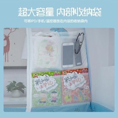 家柏饰(CORATED)收纳款免安装蚊帐蒙古包家用三开方顶1.5m床1.8米新款