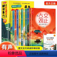 [全10册]藏在古文观止里的那些事儿 [正版]藏在古文观止里的那些事儿全套10册儿童版小学版小古文观止启蒙译注思维导图彩