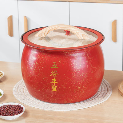 Debo德铂五谷丰登防潮防尘密封米桶 DEP-DS370 精铁12L/个