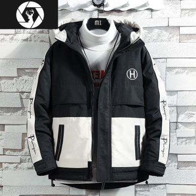 HongZun棉衣男士外套冬季2020年新款加厚保暖秋冬装棉袄子羽绒棉服男潮牌棉衣