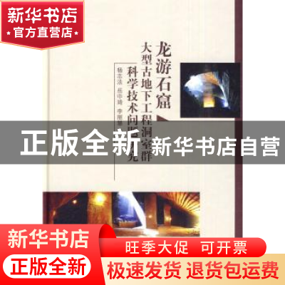正版 龙游石窟大型古地下工程洞室群科学技术问题研究 杨志法,岳