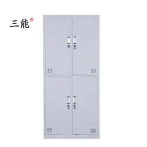 三能 （SAN NENG）加厚铁皮更衣柜 宿舍更衣柜 员工更衣柜 带锁储物柜 其他金属更衣柜 灰白
