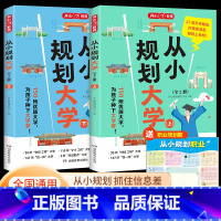 [目标激励]成为学霸上下2册+名校激励榜墙贴4张 全国通用 [正版]2024从小规划大学上下册 985/211介绍中国大
